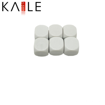 16mm White Manufacturer Dice Games Personaliza Logo